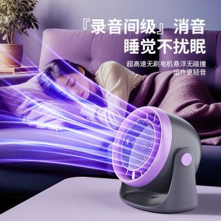 NOCCLILI 空气循环电风扇2026新款学生上课宿舍桌面台挂式小型静音家用卧室
