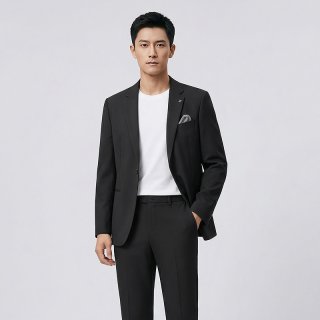 莱克斯顿 男商务正装修身西服 3010166006
