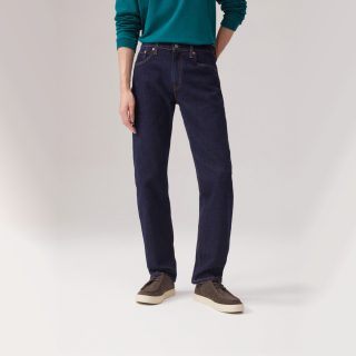 Levi's 男士美式复古深色水洗clean fit502标准锥形牛仔裤