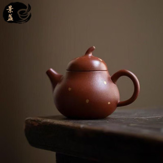 景盏 大容量球孔过滤家用撒金壶