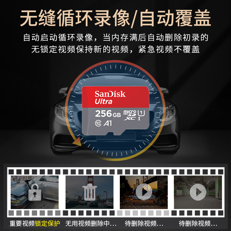 闪迪 MicroSD存储卡 256GB