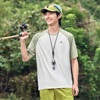 特步 玩水旗舰 男款运动速干T恤