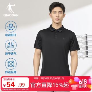 移动端、京东百亿补贴：乔丹 男款POLO衫运动上衣