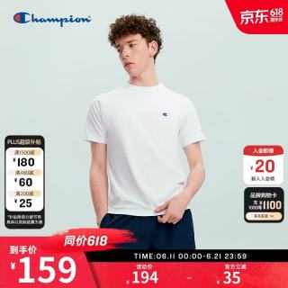 Champion 冠军 男士短袖T恤