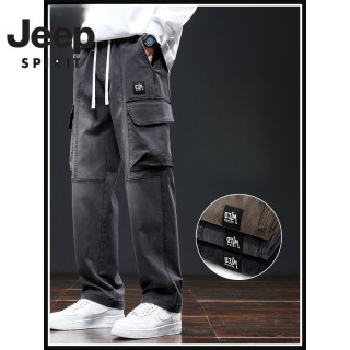 JEEP SPIRIT 男士宽松直筒工装裤