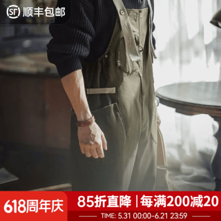 马登 复古BF连体背带裤TSS2201065
