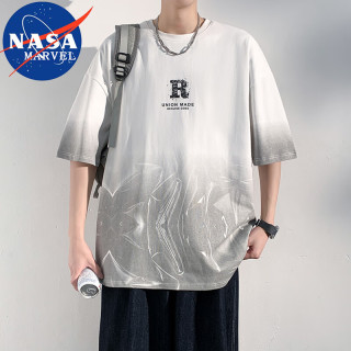 NASA MARVEL 男士短袖T恤 潮牌冰丝宽松休闲