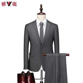 雅鹿 男士西服套装 商务正装外套 185A