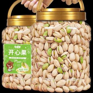 憨豆熊 原色开心果 500g罐装 盐焗味
