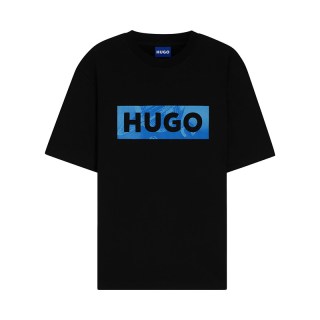 HUGO BOSS 男装夏季新款男士百搭短袖时尚透气圆领T恤