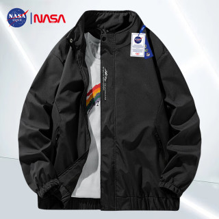 NASA GISS 男士潮流时尚立领夹克