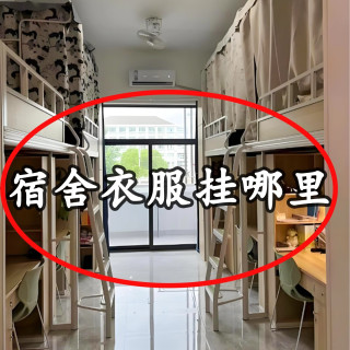 梵俪琳 宿舍挂衣服神器床边挂钩衣钩上铺床头寝室阳台挂衣架大学开学必备 白色