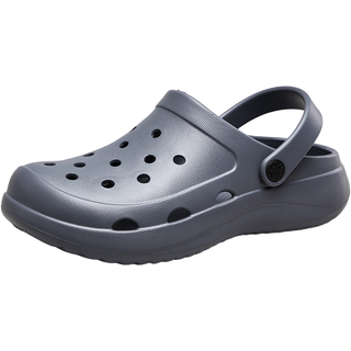 意尔康 YM263N1165 男式厚底包头洞洞凉鞋