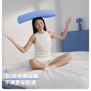 蓝盒子 小蓝枕N2 记忆棉枕头 42cm*60cm*10cm 深蓝