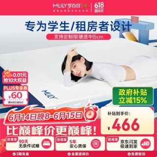 MLILY 快充薄垫 记忆棉床垫