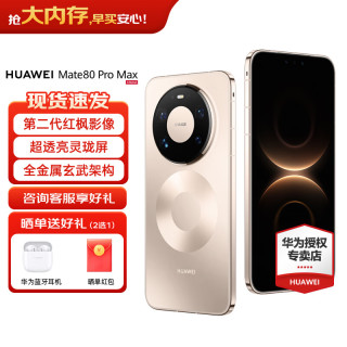 华为 Mate 80 Pro Max 手机 16GB+512GB 极昼金
