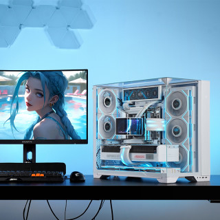 技嘉 R7 9800X3D+RTX5060Ti/5070/Ti包豪斯白台式组装机