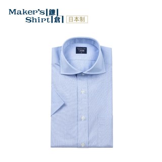 kamakurashirts 男士短袖衬衫 YN2011 商务修身纯棉