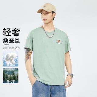 大嘴猴 男简约休时尚亲肤莫代尔圆领运动上衣