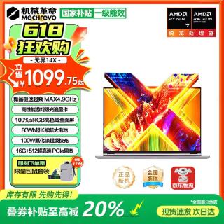 机械革命 锐龙R7H独显级游戏全能本 笔记本电脑 锐龙R7 H255 16G 512G 高色域