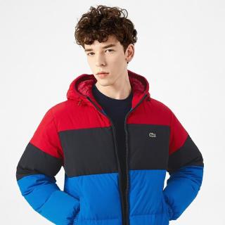 限尺码：LACOSTE 法国拉科斯特 LACOSTE男装时尚加厚保暖短款外套羽绒服