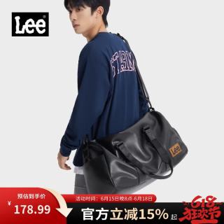 Lee 运动干湿分离包男短途旅行包女斜挎包高级感大容量手提行李包 大号+洗漱包