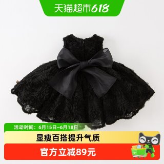 戴维贝拉 女童礼服2026春秋新款宝宝连衣裙儿童童装公主裙