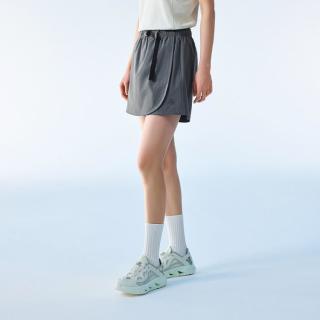 安踏 山系户外冰丝运动短裤女裙裤徒步登山夏季运动透气防走光A字裤裙