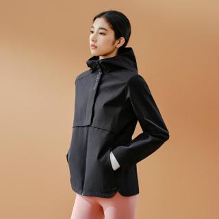 安踏 保暖防泼水梭织厚外套女装春季休闲通勤休闲女子夹克运动上衣