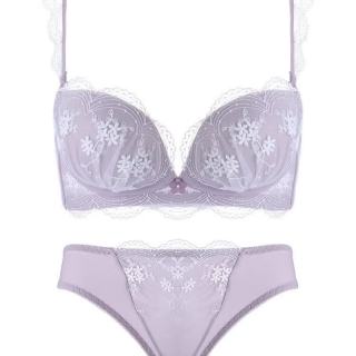Glambody MAGIC NATURAL LINE 内衣女无钢圈小胸聚拢文胸套装 682188