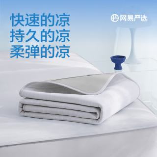 网易严选 可机洗小奶皮裸感冰肌席 两件套 120cm*200cm