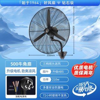 钻石牌 工业电风扇 黑色