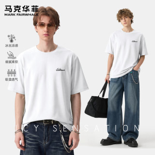 马克华菲 冰感棉 简约透气 男士短袖