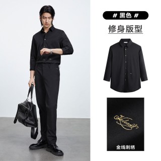 太平鸟 青年男士衬衫 B1CBD2202