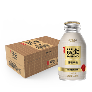 农夫山泉 炭仌咖啡 低糖拿铁 270ml*15瓶