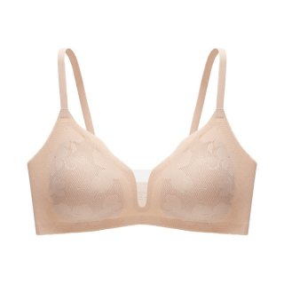 移动端：伊维斯 无钢圈空气薄杯内衣 无痕透气舒适蕾丝文胸女