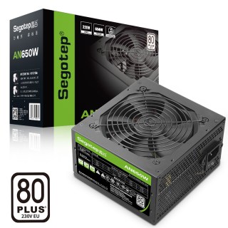 七彩虹 鑫谷额定550W/650W/750W白牌主动式宽幅温控台式机电脑主机箱电源