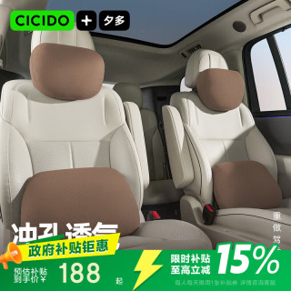 CICIDO 迈巴赫汽车头枕腰靠套装车用颈枕护腰托靠背护腰垫特斯拉通用