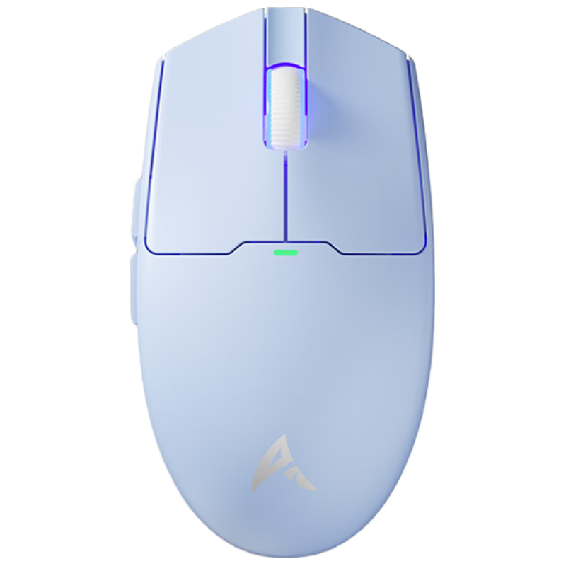 AUSDOM/阿斯盾 G02 三模连接 轻量化人体工学无线鼠标 蓝色