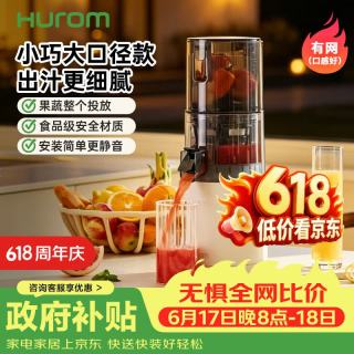 Hurom 原汁机榨汁机大口径有网家用渣汁分离料理机 E30ST-BIM02MM