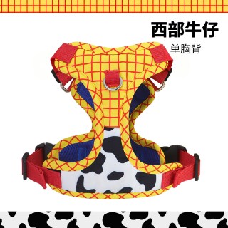 Surepet 狗狗胸背大中小型犬比熊柯基防爆冲背带式狗链子宠物遛狗绳牵引绳
