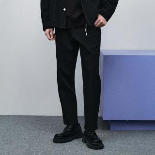 GXG 黑色锥形水洗牛仔裤男士长裤