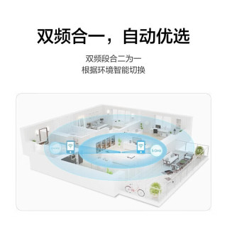 华为 路由器 WiFi6 无线传输1500M+6类千兆网线