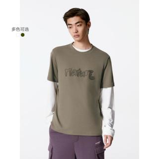 GXG 多色前胸立体绣花设计短袖T恤