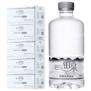 Boneau 铂泉巴马铂泉天然饮用水350ML*12瓶装弱碱性水源自广西长寿乡 铂金瓶350ML*12瓶*5箱