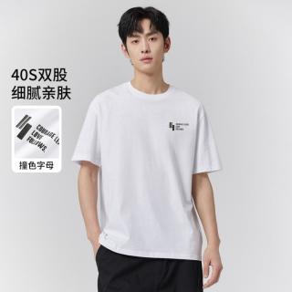 GXG 潮流印花时尚百搭舒适透气男式短袖T恤