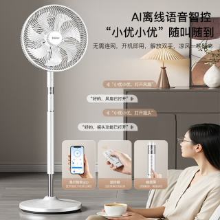海尔 一级能效直流变频电风扇 语音app智控HFS-Y3012AU9