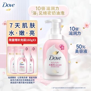 多芬 浓密沐浴泡泡 櫻花甜香 400ml