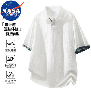 NASA MARVEL 男士短袖POLO衫
