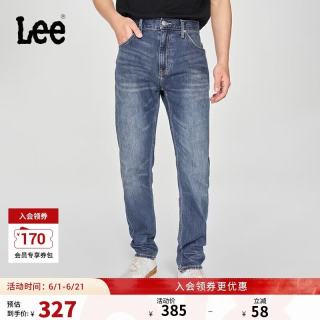 Lee 男士锥形五袋款牛仔裤 28